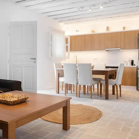 Mykonian Style W Shared Pool & Nighttime Security Guard Apartamento Ornos (Mykonos)