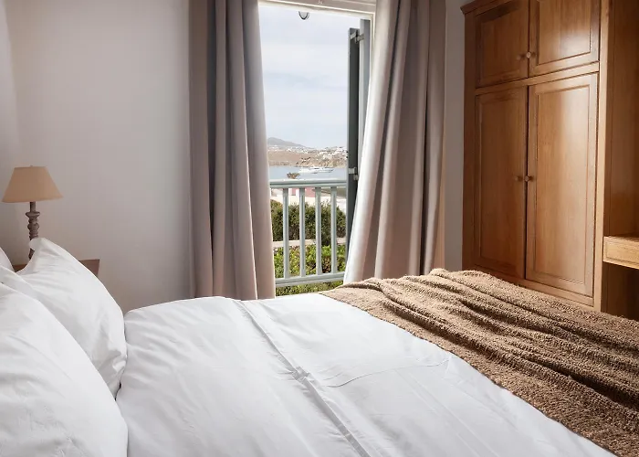 Mykonian Style W Shared Pool & Nighttime Security Guard Appartement Ornos (Mykonos)