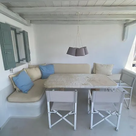 公寓 Mykonian Style W Shared Pool & Nighttime Security Guard 奥诺斯