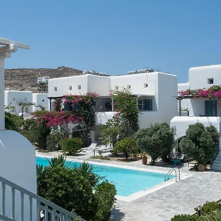 Mykonian Style W Shared Pool & Nighttime Security Guard Apartment Ornos (Mykonos)
