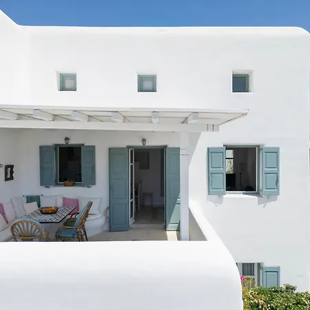 Daire Mykonian Style W Shared Pool & Nighttime Security Guard Ornos (Mykonos)