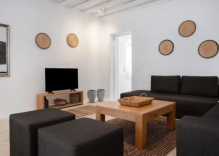 Appartement Mykonian Style W Shared Pool & Nighttime Security Guard Ornos (Mykonos)