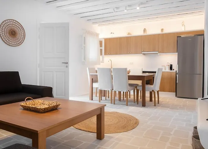 Mykonian Style W Shared Pool & Nighttime Security Guard Appartement Ornos (Mykonos)