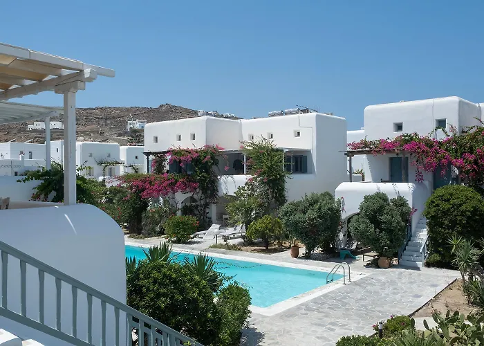 Mykonian Style W Shared Pool & Nighttime Security Guard Appartement Ornos (Mykonos)